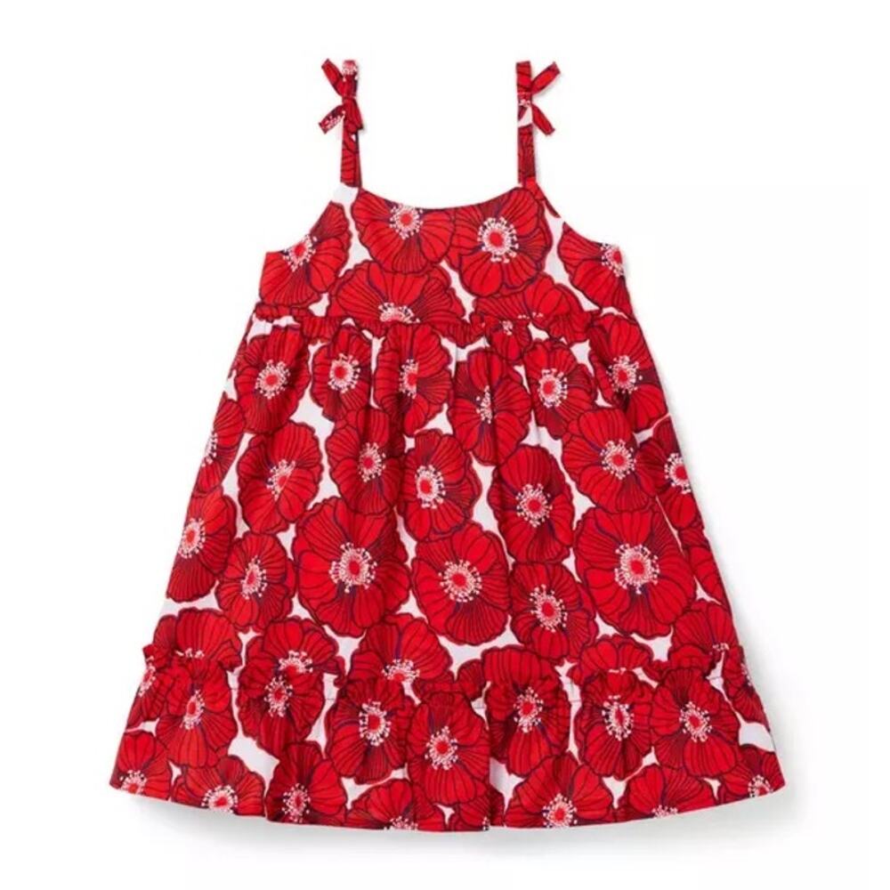 Janie and Jack Poppy Park Sundress - Girls Size 5 - Cotton